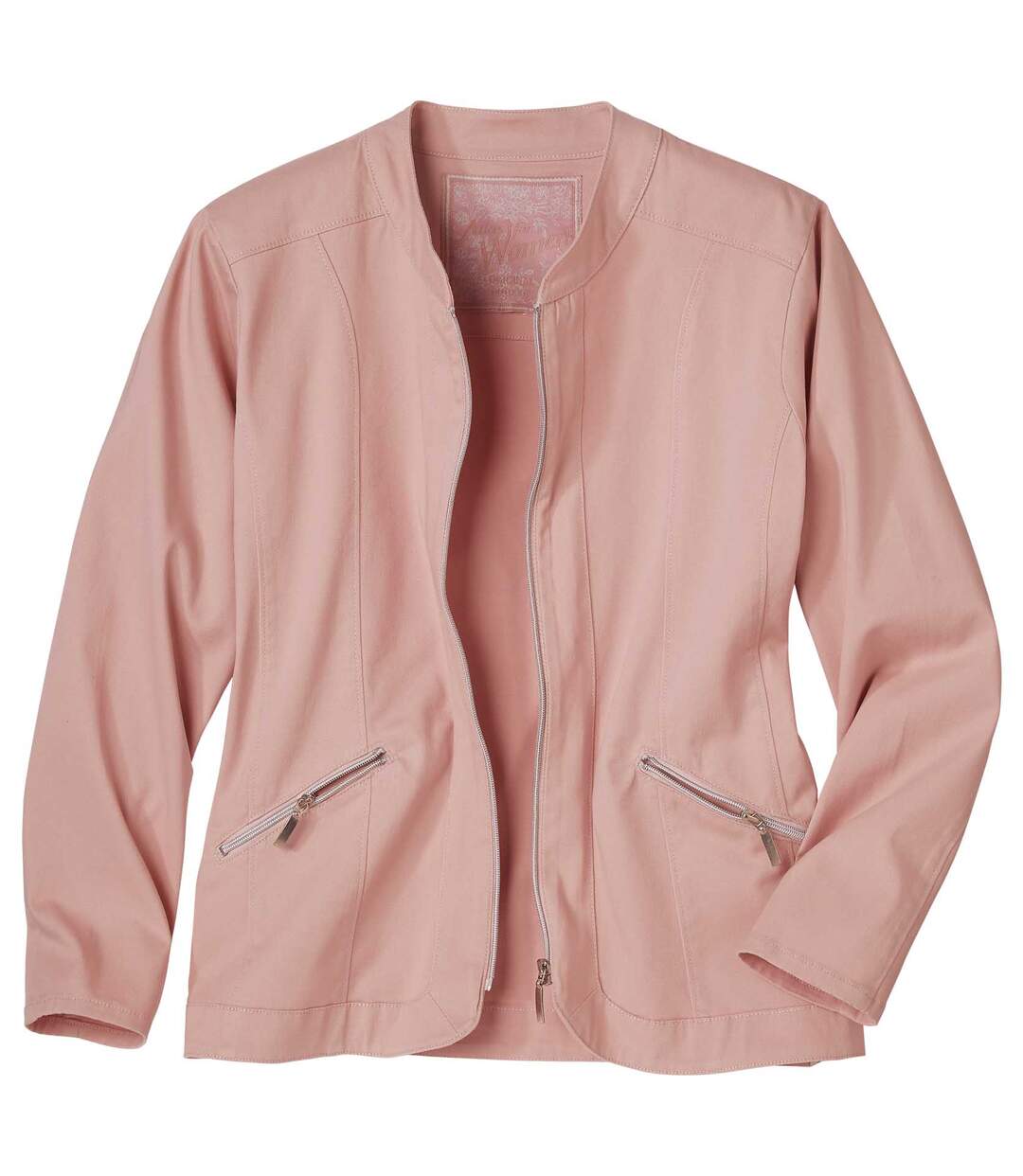 Women's Pink Zip Up Summer Jacket Atlas For Men