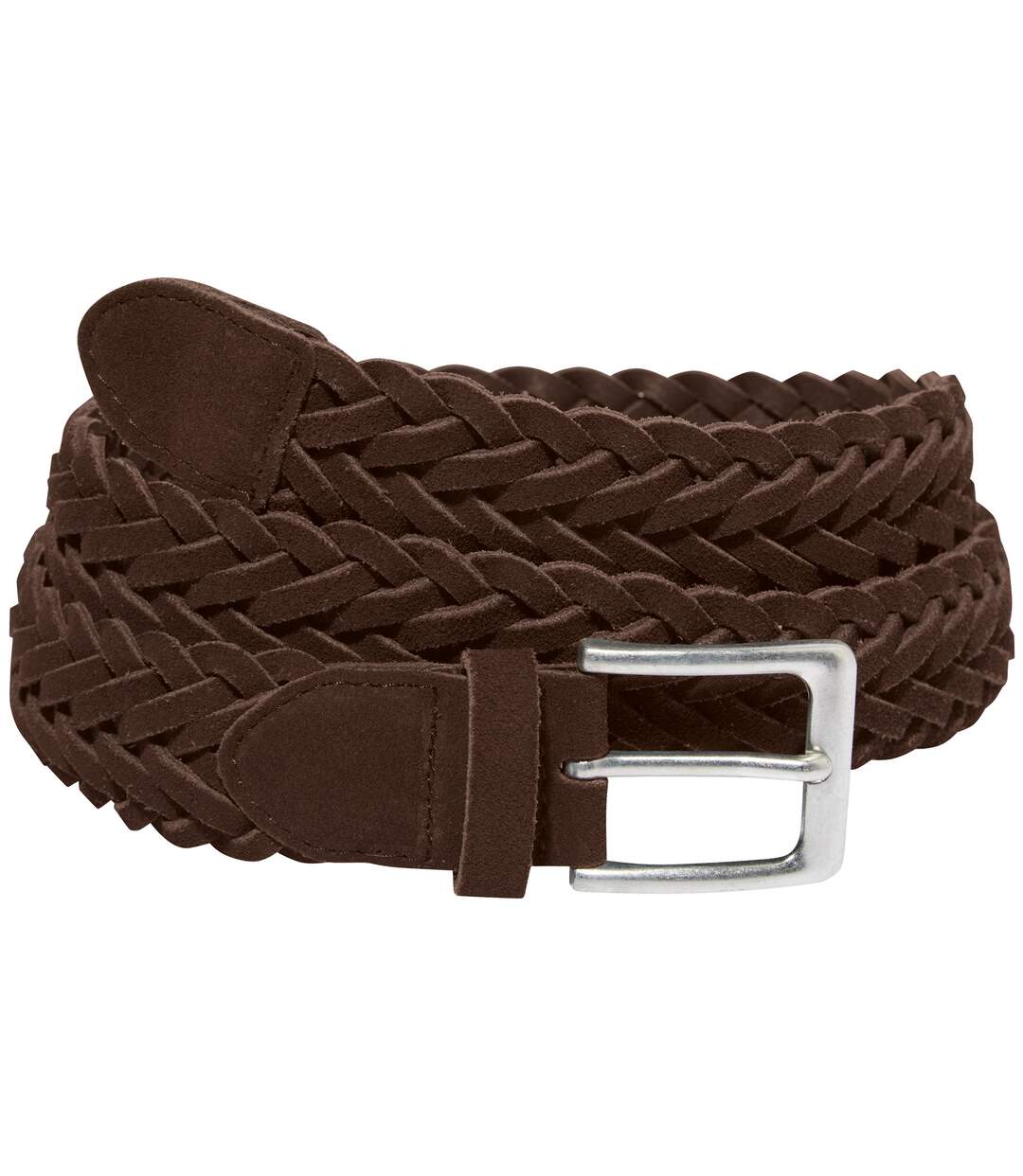 Ceinture en Croûte de Cuir Tressée 