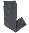 Men's Gray Microfleece Lounge Pants  Atlas For Men