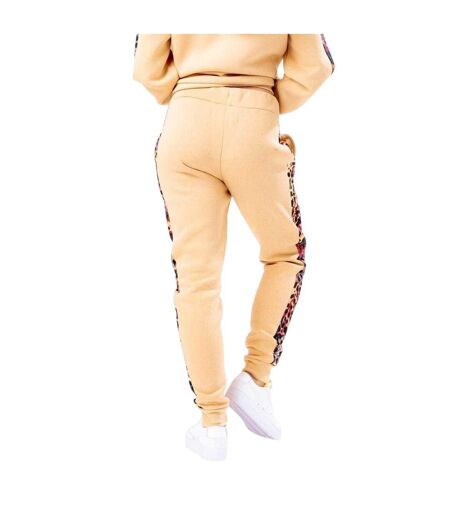 Pantalon De Jogging Motif/style Imprimé Animal Femme Noisette Hype
