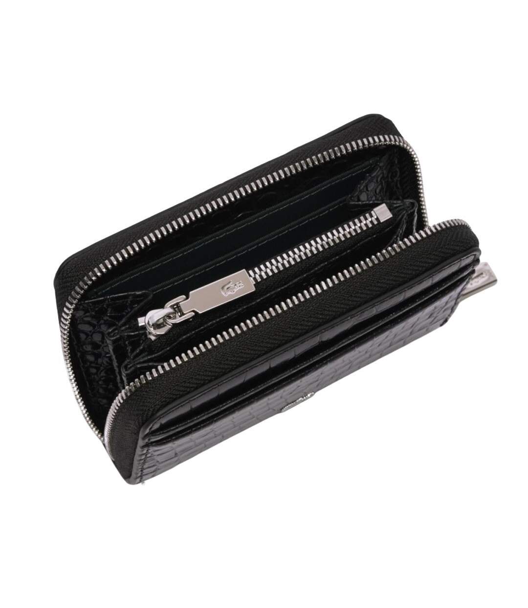 Portefeuille noir femme lacoste sinople-2