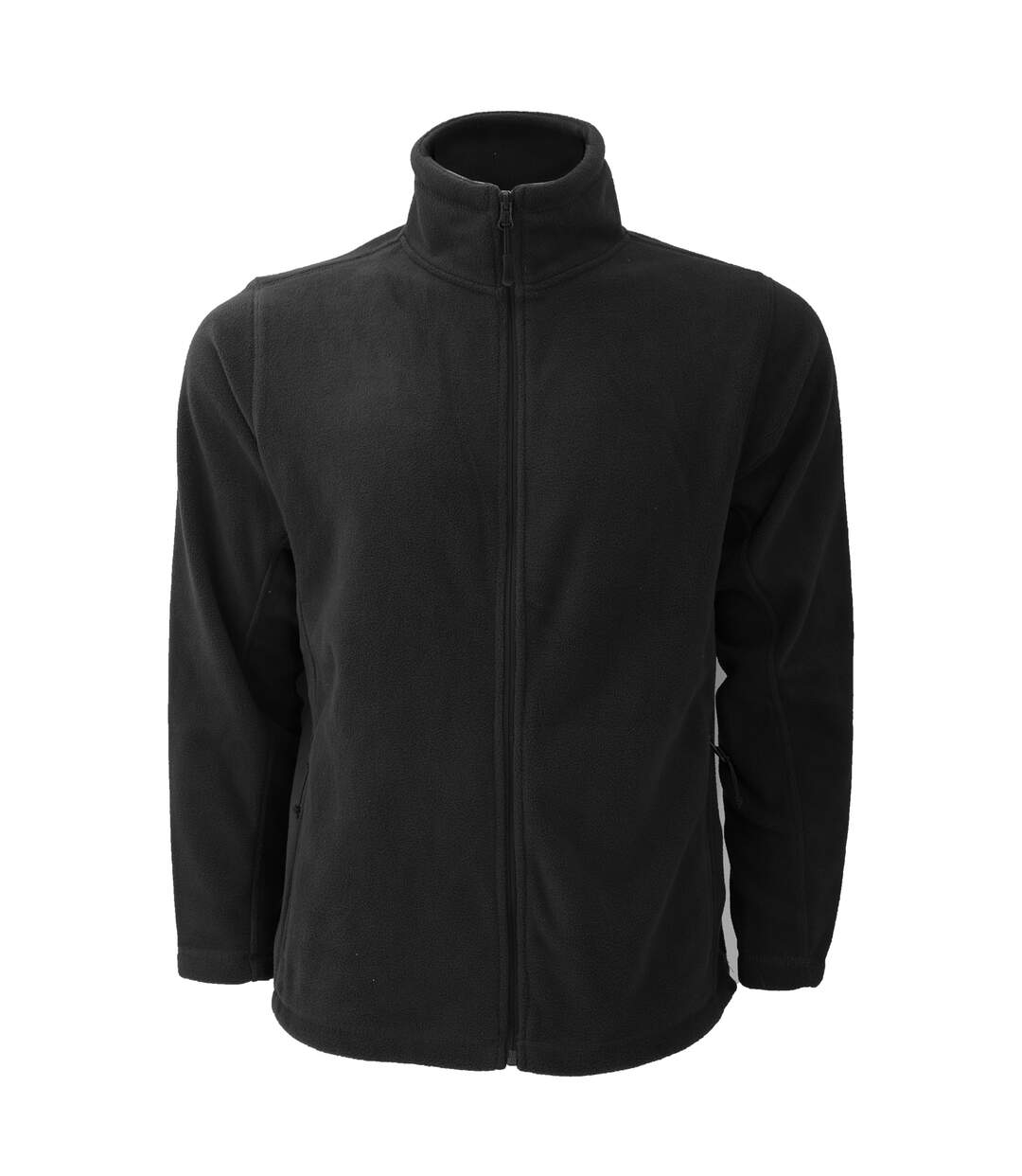 Russell Mens Full Zip Outdoor Fleece Jacket (Black) - UTBC575