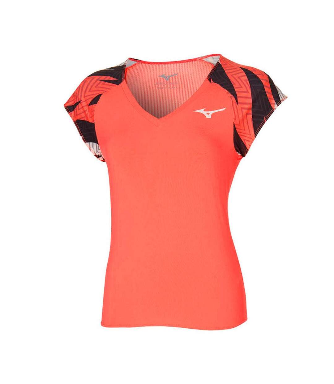 T-shirt Rose Femme technique Mizuno 62GA - S-1