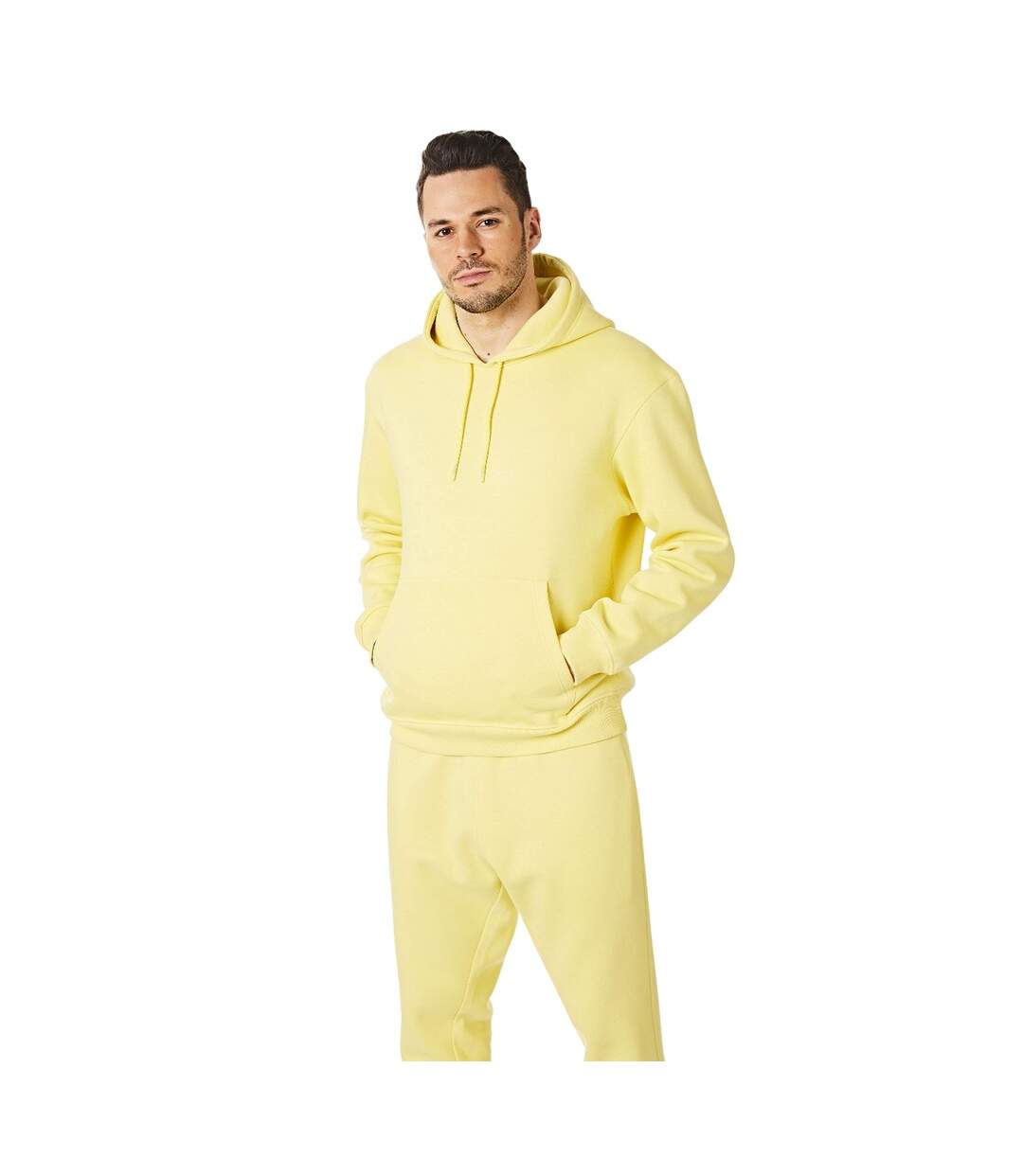 Sweat à capuche homme jaune RIPT Essentials-4