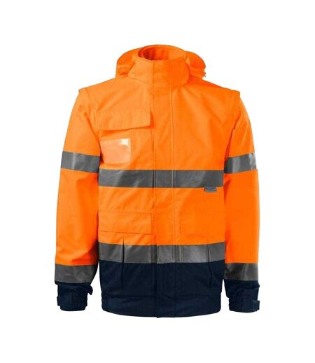 Veste Motif/style Haute Visibilité Homme Orange Rimeck