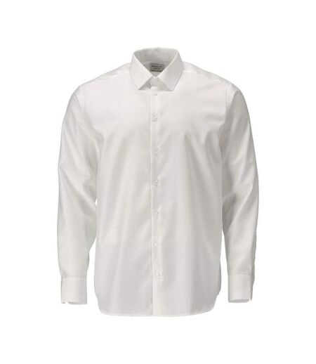 Mens Frontline Poplin Classic Shirt White Mascot
