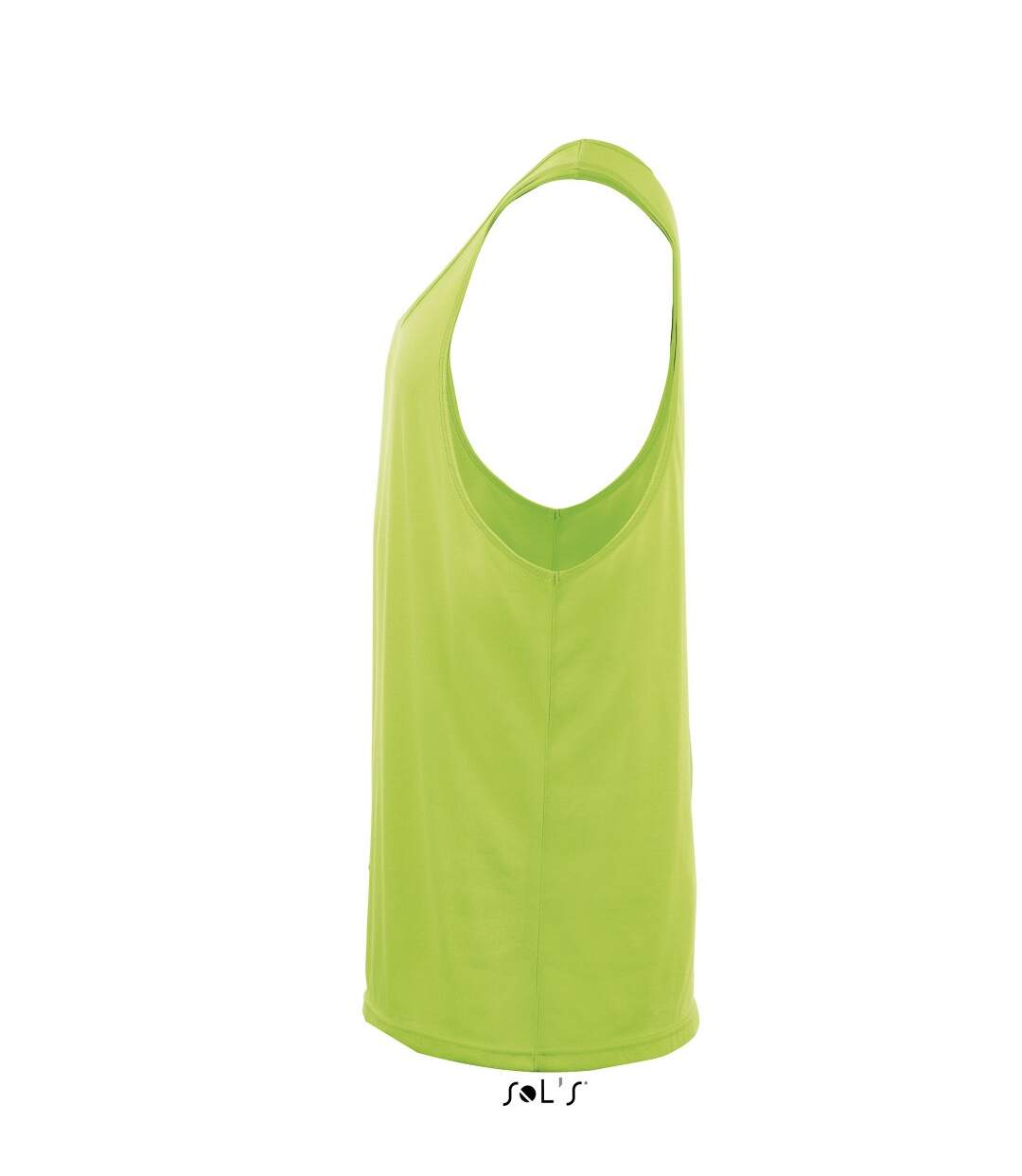 débardeur léger emmanchures profondes unisexe - 01223- vert fluo-3
