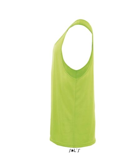débardeur léger emmanchures profondes unisexe - 01223- vert fluo