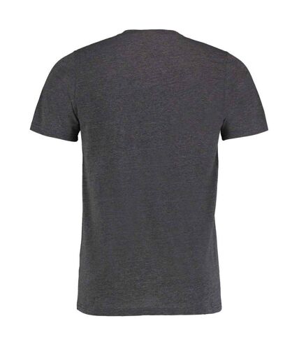 Mens superwash 60°c t-shirt dark grey marl Kustom Kit