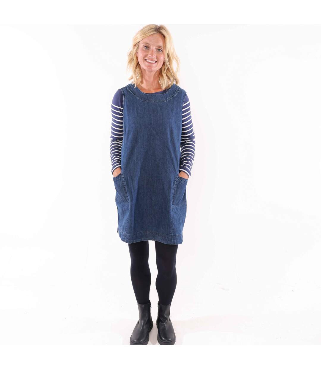 Robe Femme Bleu Denim Lazy Jacks-4