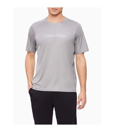 Tee shirt de sport stretch logo réfléchisant  -  Calvin klein - Homme