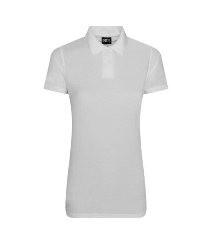 Pro RTX Womens/Ladies Pro Polyester Polo (White)