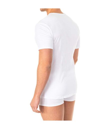 Men's short-sleeved V-neck T-shirt A040X