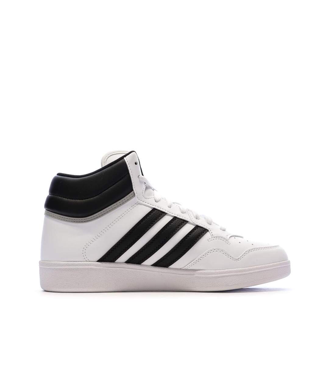Baskets blanches/noires homme adidas hoops-2