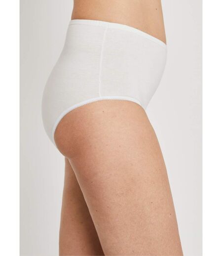 Culotte taille haute coton - lot de 6