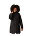 Womens/ladies Faux Fur Trim Parka Black Regatta-1