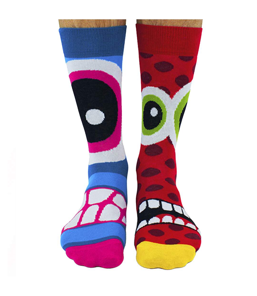 6 Pack Mens Stress Heads Novelty Odd Socks in Gift Box-5