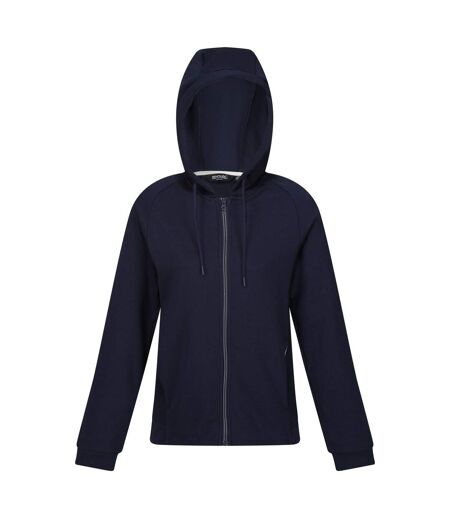 Womens/ladies flamino full zip fleece jacket navy Regatta