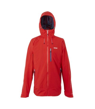 Veste imperméable okara homme rouge danger / denim sombre Regatta