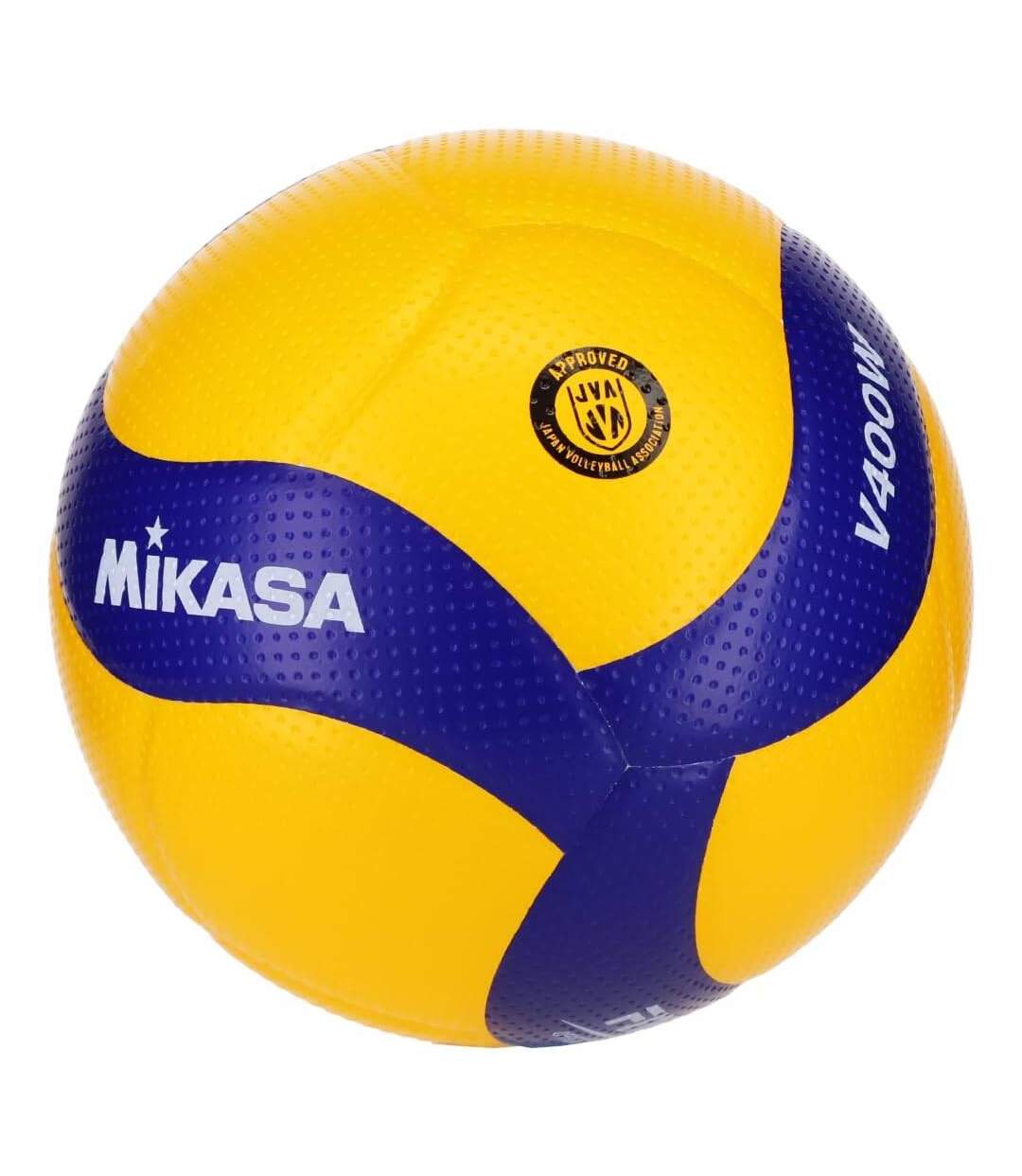 Ballon De Volley-ball V400w Taille 4 Bleu Jaune Mikasa-3