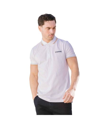 Polo Ss25 Homme Blanc Ciel Lambretta