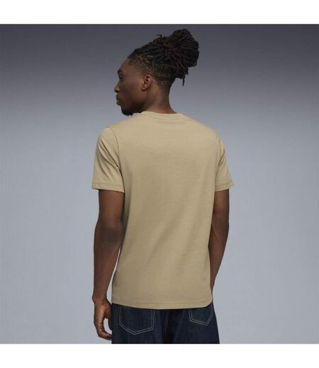 Mens Ess No.1 Logo Regular T-shirt Iced Coffee Puma
