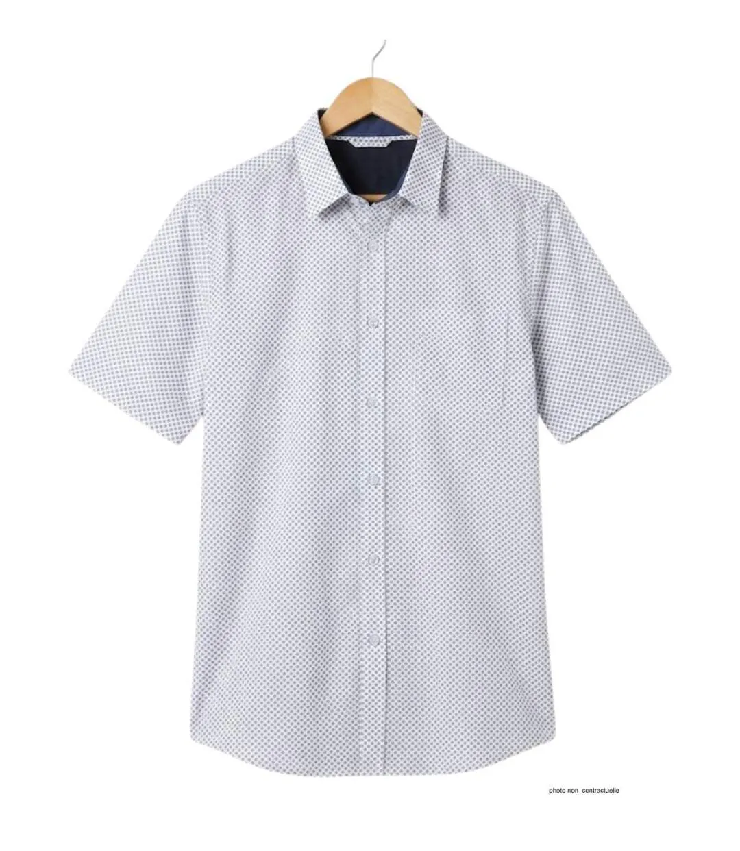 Chemise manches courtes à motifs CH4033-2