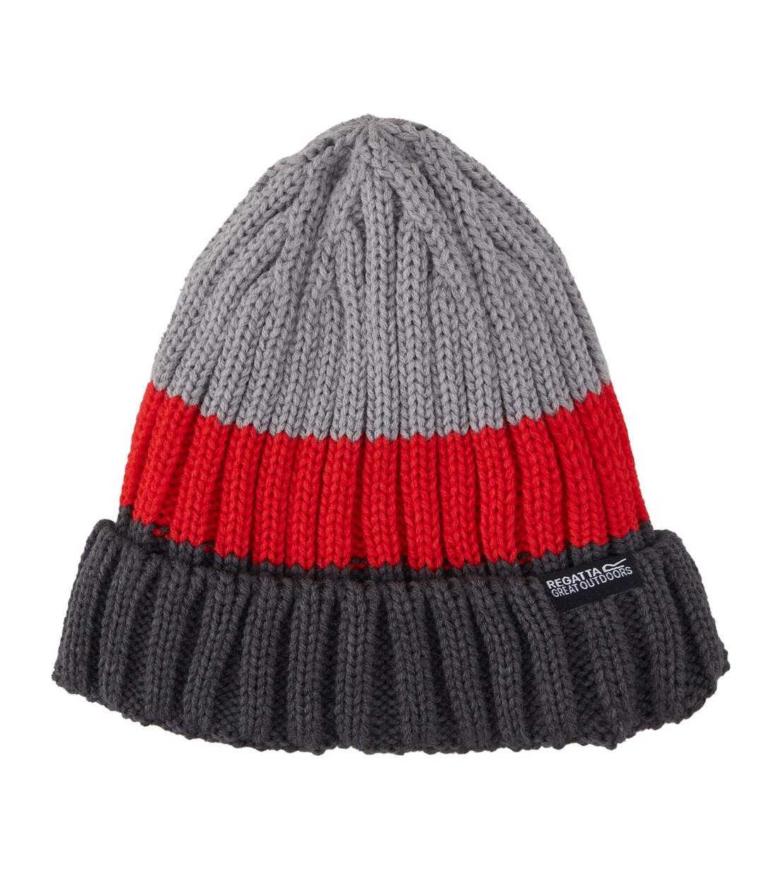 Bonnet Davion Homme Gris Rouge Vif Regatta-2