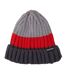 Bonnet Davion Homme Gris Rouge Vif Regatta-2