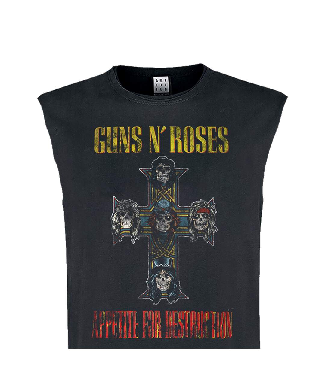 Débardeur appetite for destruction homme charbon Amplified-2