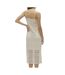 Robe Beige Femme Vero Moda Singlet Calf - L