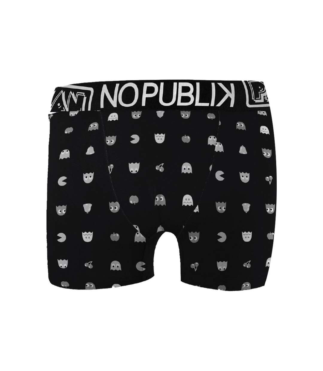 Boxer No Publik Featuring Pacman Homme Confort et Fantaisie en Coton -Assortiment modèles photos selon arrivages--1