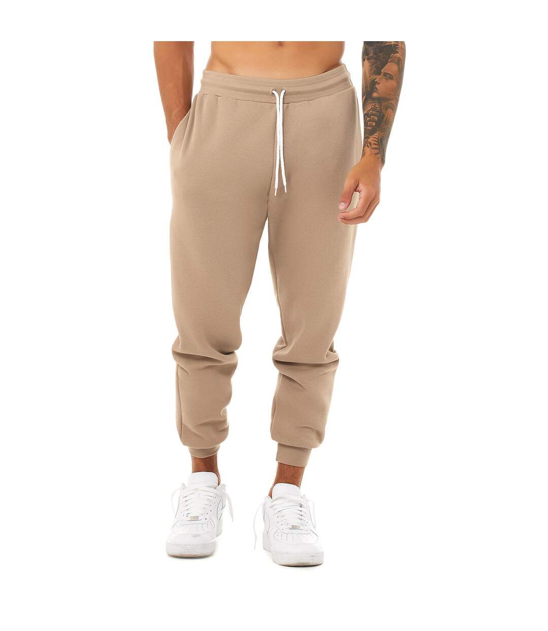 Pantalon de jogging unisexe marron clair Bella + Canvas