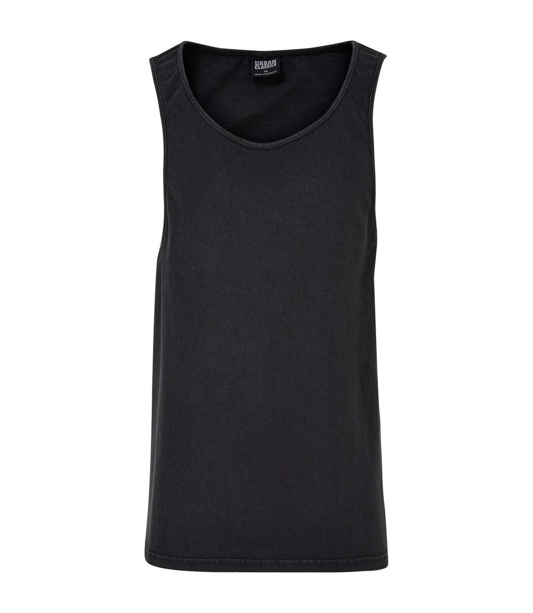 Débardeur Motif/style Délavé À L'acide Homme Noir Urban Classics-1