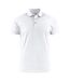 Mens Surf Light Rsx Melange Polo Shirt White Printer-2