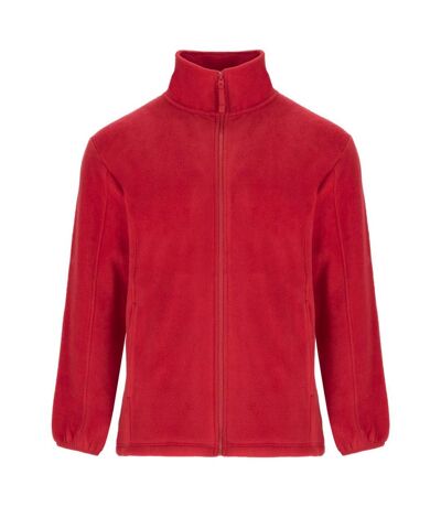 Roly Mens Artic Full Zip Fleece Jacket (Red)