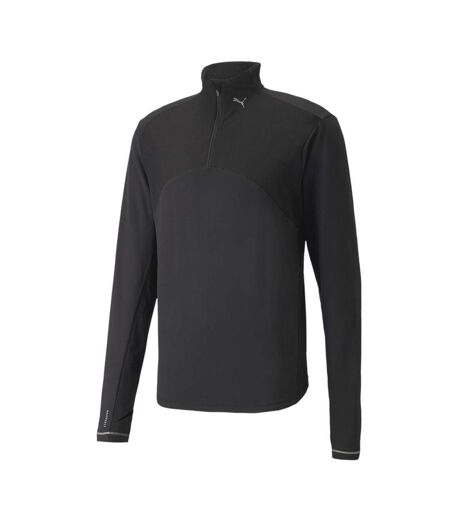Sweat noir homme puma run cloudspun