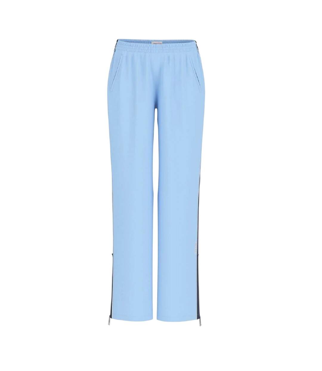 Womens/ladies Relaxed Fit Joggers Floral Blue Guess-1