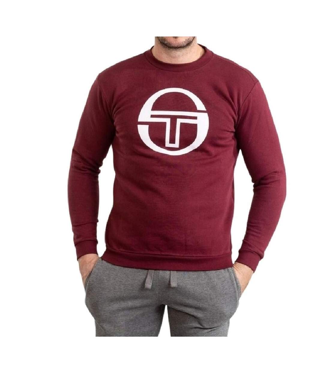 Sweat Bordeaux Homme Sergio Tacchini Crew Stadium - L