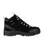Mens Relment Pelmo Leather Waterproof Relaxed Fit Hiking Boots Black Skechers-1