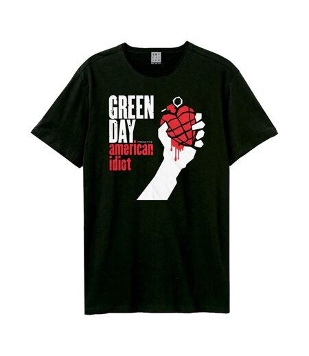 T-shirt american idiot adulte noir Amplified