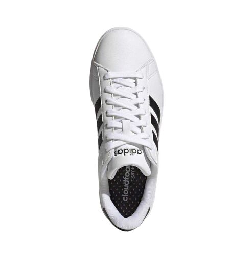 Baskets Grand Court Femme Blanc Noir Adidas