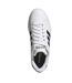 Baskets Grand Court Femme Blanc Noir Adidas-4