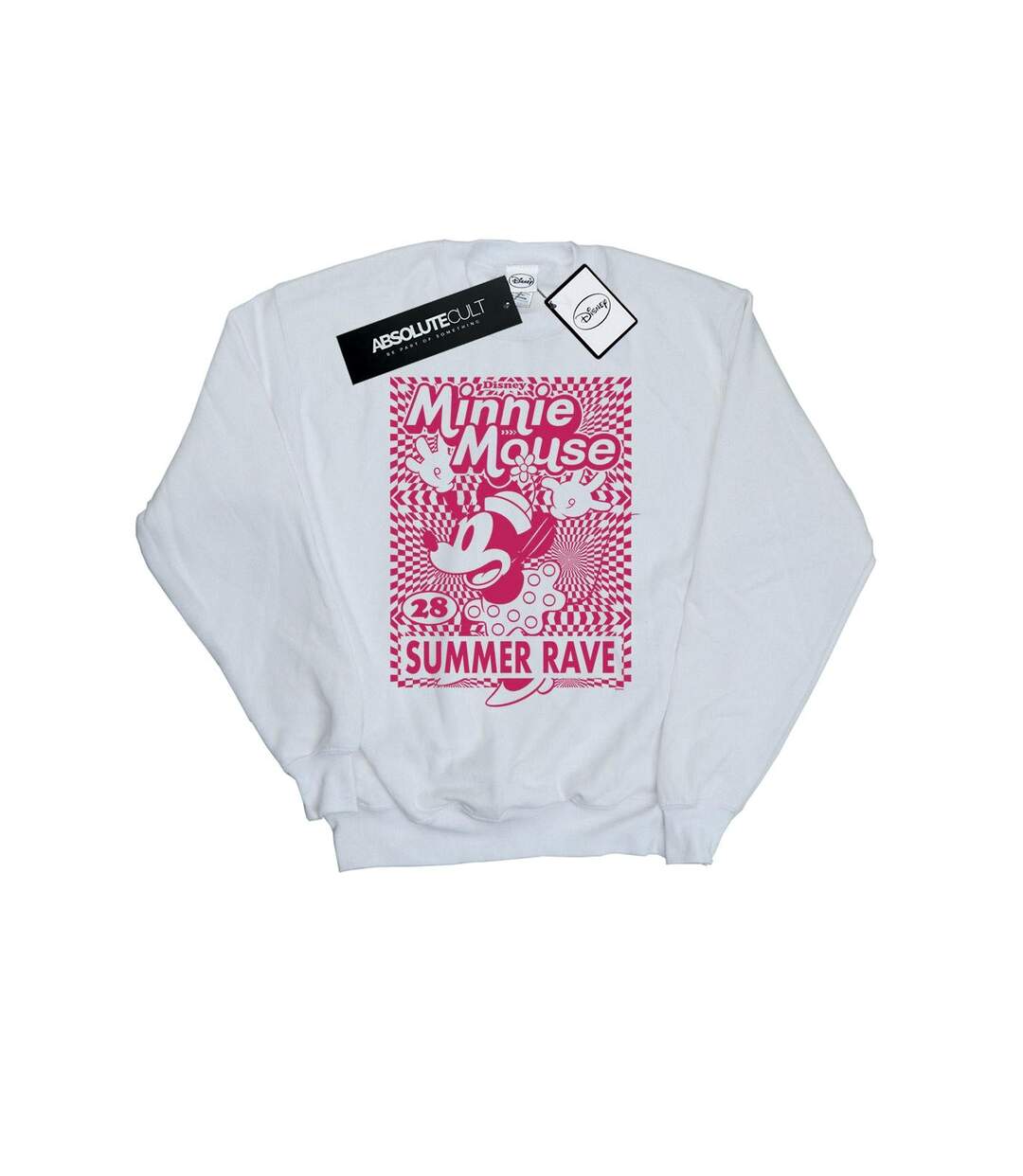 Disney Sweatshirt d'été Minnie Mouse Femmes/Dames (Blanc) - UTBI27030-1