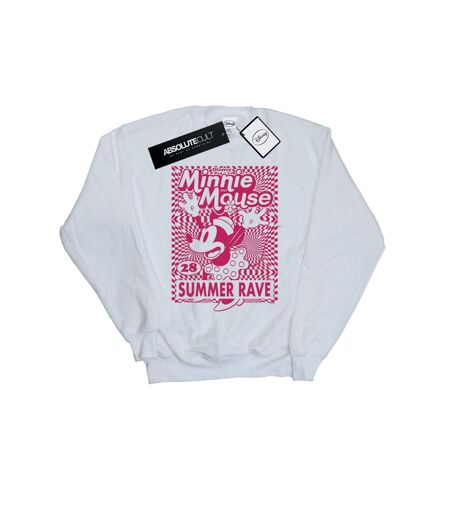 Disney Sweatshirt d'été Minnie Mouse Femmes/Dames (Blanc) - UTBI27030