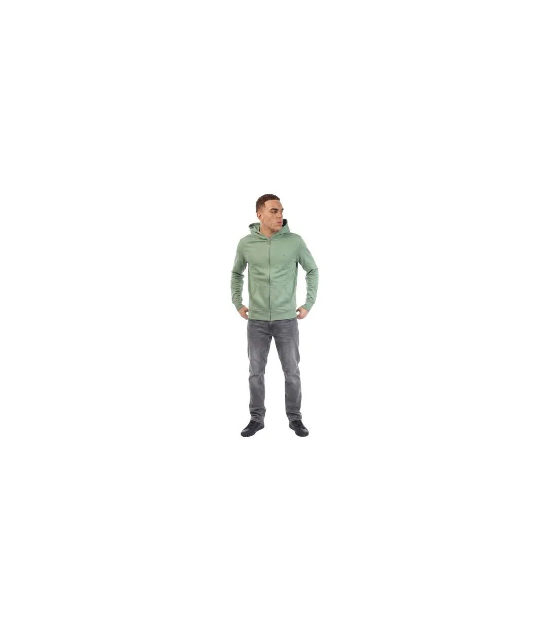 Veste À Capuche Homme Vert Gant-1