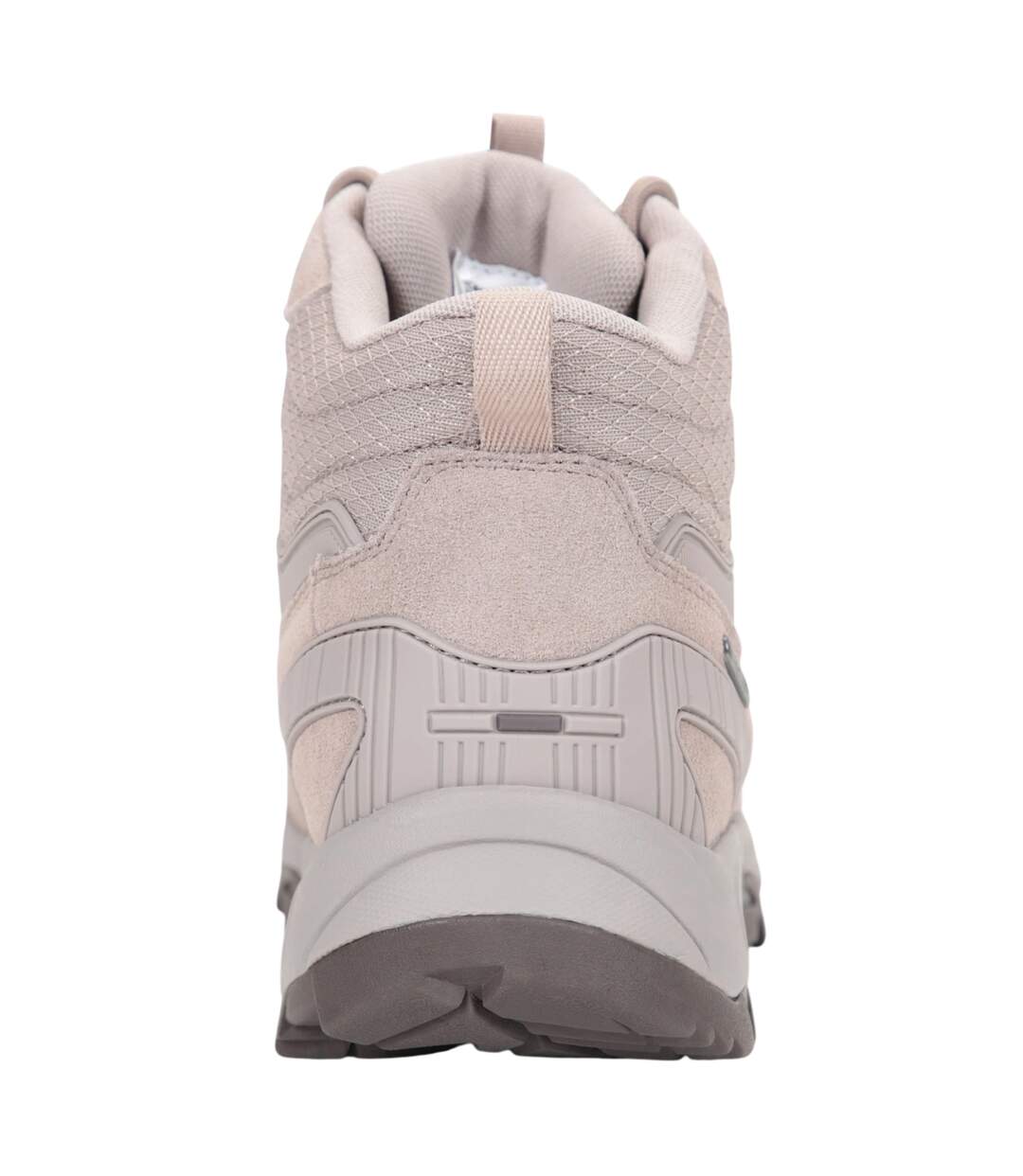 Womens/ladies Suede Waterproof Walking Boots Beige Mountain Warehouse-2