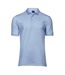 Polo Luxury Homme Bleu Clair TeeJays-1