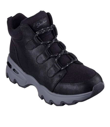 Womens/ladies Biglug Walking Shoes Black Skechers