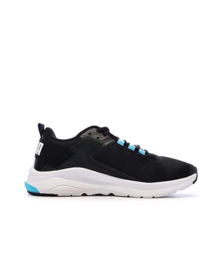 Baskets noires/bleu homme puma electron 380435-01